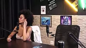 Tifany Rocha in sheer red, craving elevator sex and wild double penetration scenes