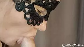 She sucked him slowly for a powerful cumshot