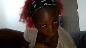 I, pretty latina, sloppily suck stepdad's monster cock, cum all over big tits.