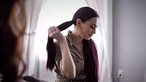 tricky lesbian date where mary moody and sabina rouge lick pussy