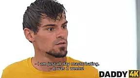 Cheating with uncle on sofa, riding cowgirl again and again