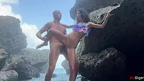 I MET A BEAUTIFUL MERMAID ON AN ISLAND AND GAVE HER LEGS SO THAT SHE COULD SWALLOW MY CUM IN DOGGYSTYLE OUTDOOR FUCK.