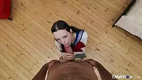 Young 18+ Cutie Dakota Doll Rides Cock in Doggystyle