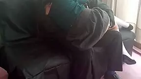 Man, my tiny ass burns! Innocent Mexican student skips class to bang neighbor for gifts while home alone. Real homemade vid! 🔥