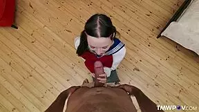 Young 18+ Cutie Dakota Doll Rides Cock in Doggystyle