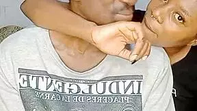 african teen gives me sloppy head