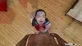 Young 18+ Cutie Dakota Doll Rides Cock in Doggystyle