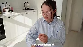 I fucked my young teacher right during class on her desk. She has blue eyes and natural tits.