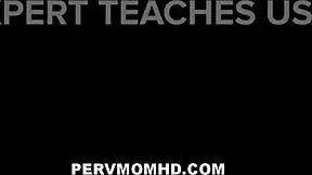 blonde milf stepmom victoria lobov and tiny teen emma rosie share huge dick stepbro allen swift in wild pov threesome