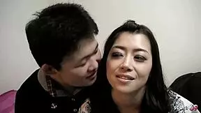 Man, this Japanese cougar got lured into a wild MMF threesome!