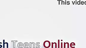 British redhead teen 18+ gets naughty in the bath, reaching orgasm