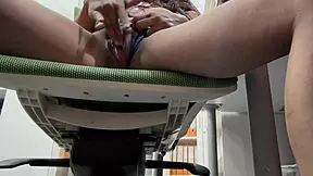 Dialogic-Provocative caught masturbating in office, so why not get a huge ass lick as reward?