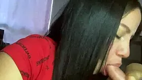 My hobby turned wild with a cock in my mouth. This petite Latina girlfriend loves dorm fun.