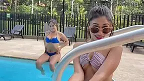 My girl brings petite teen for casting with monster cock and rimjob