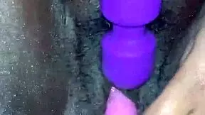 uhh, i think creamy ebony orgasm hit me hard with them toys... dang!