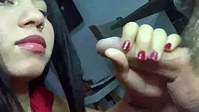 My hobby turned wild with a cock in my mouth. This petite Latina girlfriend loves dorm fun.