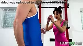 Xochi moon and donnie rock wrestle into hardcore pov blowjob