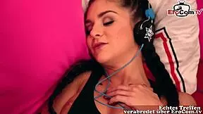 german girl caught masturbating and fucked by friend