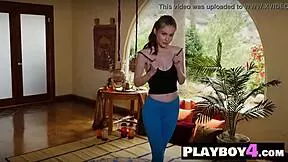 amazing milf dances in red lingerie with hot striptease