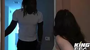 tanned brunette teen 18+ gets creampie from big cock 😩