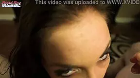 Skinny coed ryann gives footjob and gets twat fingered.