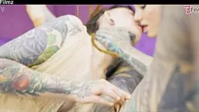 Shy goth punk tries anal