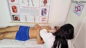 Nurse Uses Her Pussy To Give Patient A Rough, Moaning Monster Cock Erection