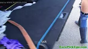 European Babe Picked Up For Paid Anal Outdoors.