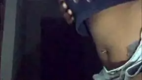 next door ebony milf teases in shorts. she flashes huge tits for a quick preview.