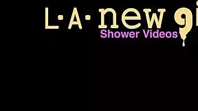 Shy Teen 18+ Blonde Takes Shower During Photoshoot With Daddy And Not Sister