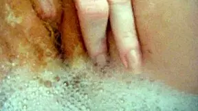 annie body just chilling in a monster comfy bubble bath, ya know?