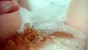 annie body just chilling in a monster comfy bubble bath, ya know?