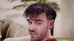 petite brunette sucks huge dick, gets bush licked and fucked