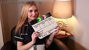 gorgeous british 18 year old with long hair and big tits.