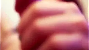 Cute tranny slut stroking solo with wild energy!