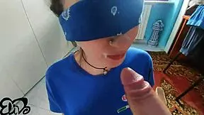 The Best Blowjob Ever With Milk And Wet Pussy