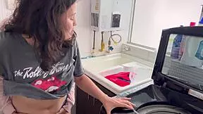 Two Latina teens share quiet tribbing and wet kisses in secret