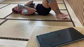 Man, my horny girlfriend got tied up and punished with a vibrator!