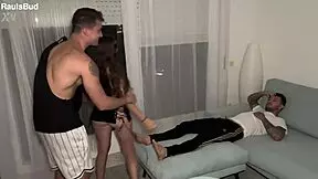 Novice Spanish girl craves fucking two men after the party 😈 Rauls Bud
