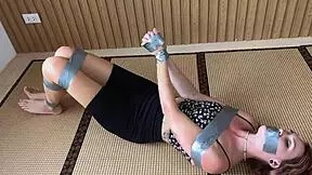 Man, my horny girlfriend got tied up and punished with a vibrator!