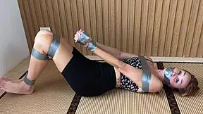 Man, my horny girlfriend got tied up and punished with a vibrator!