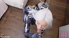 Kate Kuray Fucks Intensely in Spider-Girl Cosplay