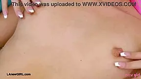 Pretty Teen 18+ Blonde Teases With Her Sexy Body On Sofa