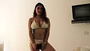 Asian Girl Fucks Stepbrother For Pool Access While Boyfriend's Away, Showing Big Tits Outdoors.