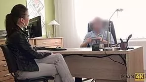 Loan4k Lassie Fucks for Cash to Buy Expensive Moto!