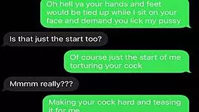 Sexting emasculates my sissy bitch, humiliation