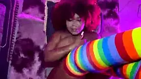 Hermanastra sneaks to bed without panties for sneaky cock action.