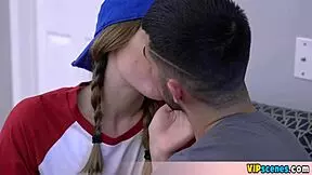 Lesbian Chick Gets Her First Cock Ever