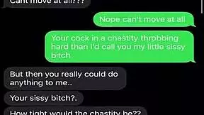 Sexting emasculates my sissy bitch, humiliation