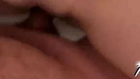 Blonde Cutie's First Hard Fuck Leaves Cum On Belly